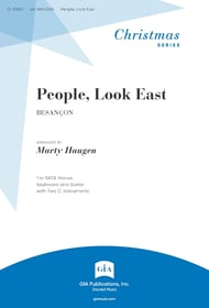 People, Look East SATB choral sheet music cover Thumbnail